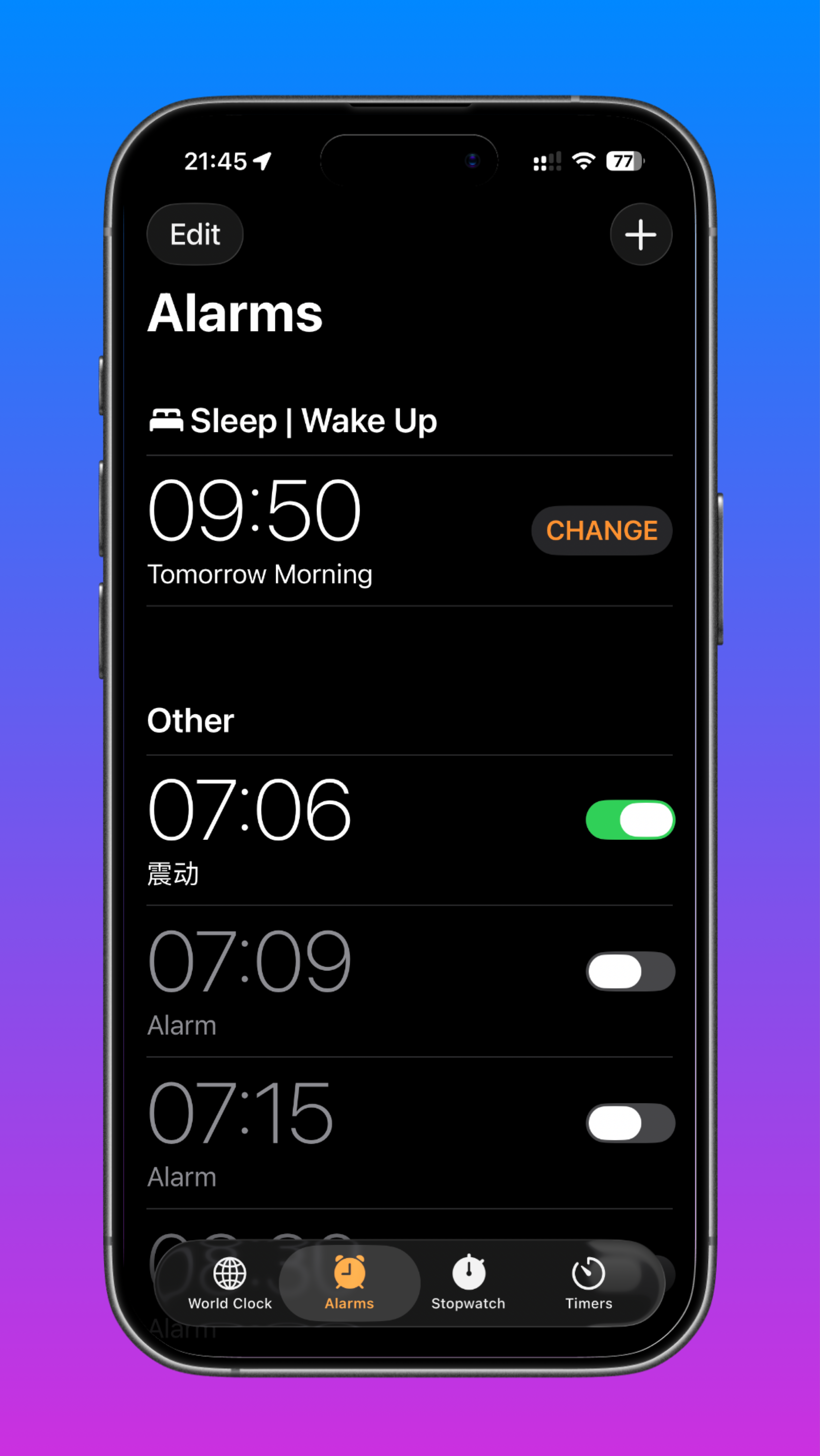 iPhone alarm not working